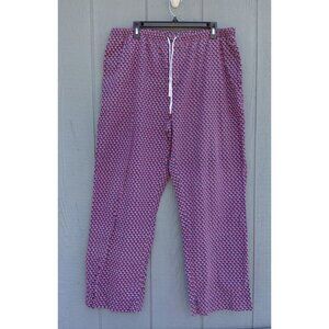 Vineyard Vines Sleep Pants Men's Large Drawstring Blue Red Loungewear Pajamas